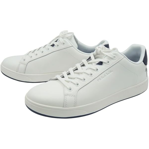 新品✨ポールスミス マルチストライプ レザー スニーカー 26cm 白 Paul Smith（ポールスミス）の「ブライトストライプレザー